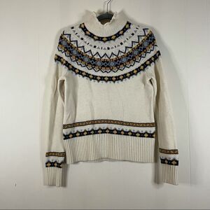 J. Crew Nordic Fair Isle Rollneck Sweater